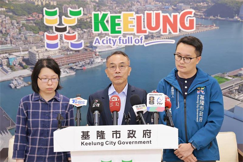 基隆市府法制及勞動處長劉邦繡說明裁罰內容。(圖/基隆市政府提供)