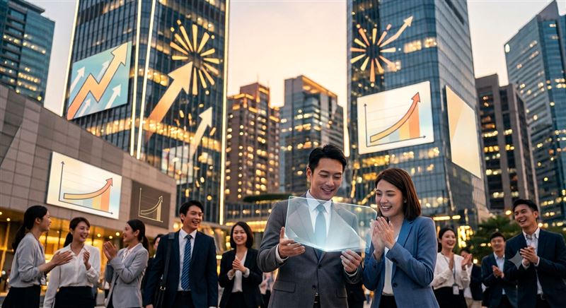 台新新光金(2887)、元大金(2885)於今(3)日公布除權息日期。(示意圖/AI生成)