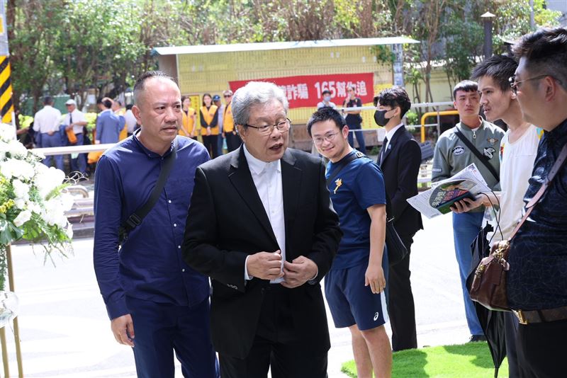 楊烈提到傅子純對工作充滿熱情。(圖/記者鄭孟晃攝影)