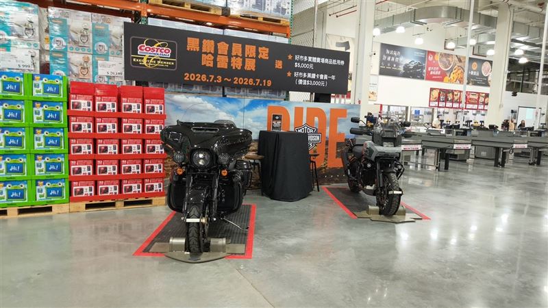 哈雷好市多新高雄店特展。(圖/Harley-Davidson提供)
