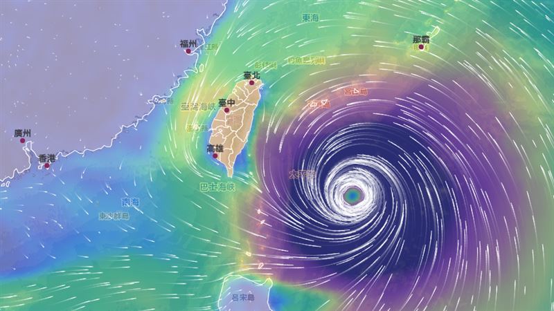 巴威這天逼近2地紫爆 氣象署不排除發警報