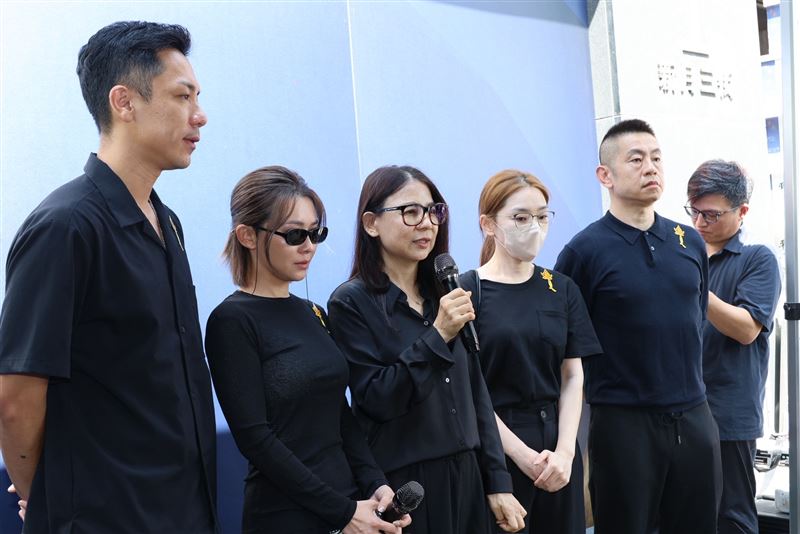 楊皓崴對傅子純的逝世表示不捨。(圖/記者鄭孟晃攝影)