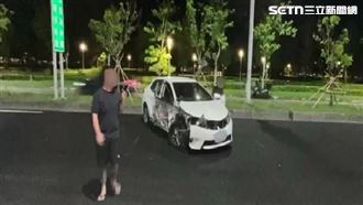 高雄男酒駕撞工程車　記者採訪遭攻擊受傷