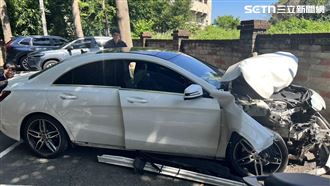 台中賓士男毒駕撞5車2行人！肇逃畫面曝光