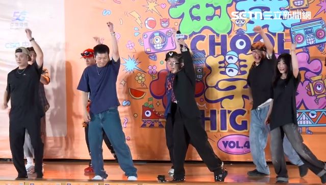 李洋力挺「街舞小學校」,挑戰麥可傑克森(Michael Jackson)經典的Beat It 舞蹈(圖/翻攝畫面)