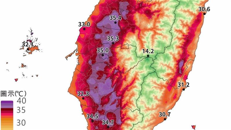 全台熱到發紫!專家揭3大地區致熱關鍵