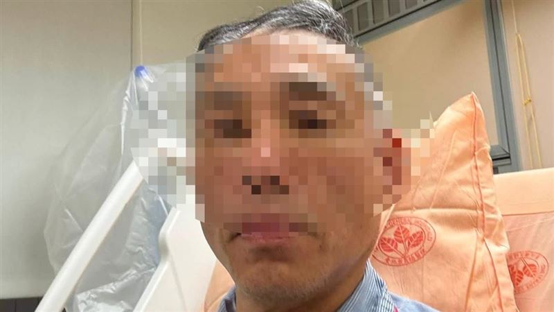 葉男發文控訴雙和醫院,並曬出在台北榮總開完刀的畫面。(圖/翻攝臉書粉絲團)