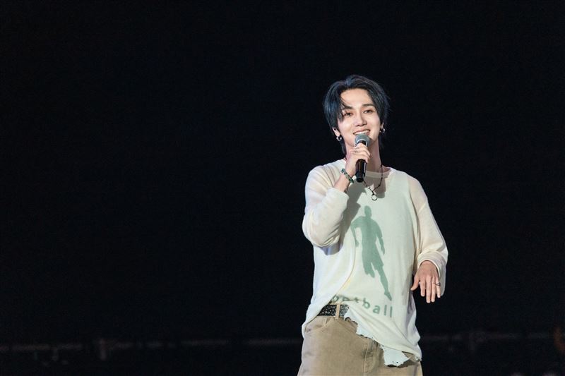 SJ成員藝聲登上高雄啤酒節演出。(圖/讀者提供)