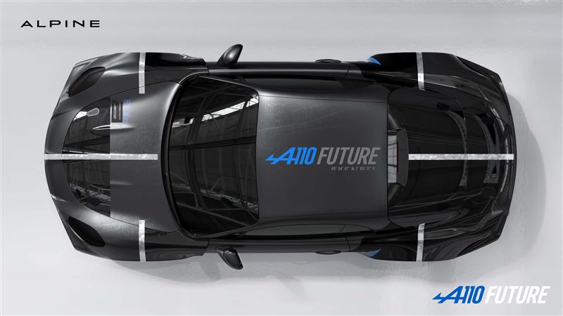 Alpine純電A110研發車。(圖/翻攝Alpine網站)