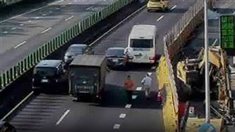 新／上班注意！國道3車追撞占2道、堵1km