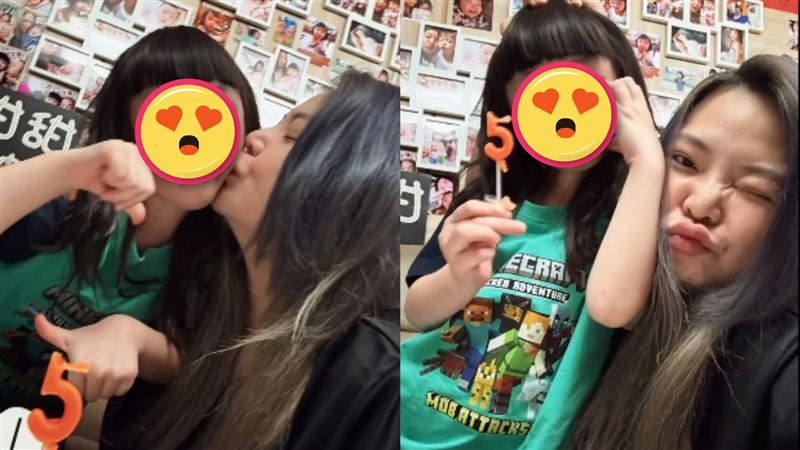 小甜甜為了女兒捨棄所有工作全心當媽,「很值得」。(圖/翻攝自小甜甜臉書)