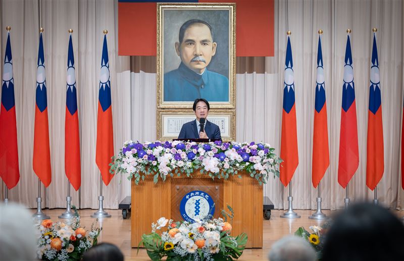 賴清德總統今（6）日出席「中央研究院第36次院士會議開幕式」。（圖／總統府提供）