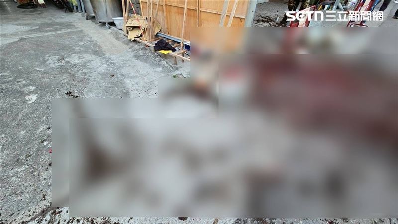 台東縣延平鄉的「玄濟宮」第三度遭潑穢物。(圖/翻攝畫面)