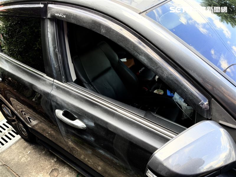 台中崇德殯儀館附近發生車輛砸窗竊案,失主正好是喪家家屬,民俗專家揭嚴重後果。(圖/翻攝畫面)