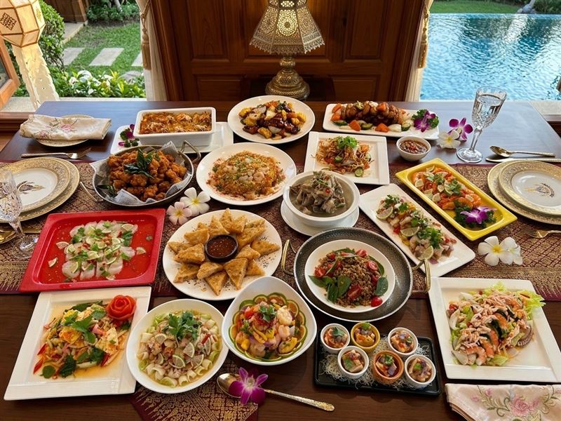 泰國美食節登場,經典泰式料理吃到9月30日。(圖/宜蘭悅川酒店提供)