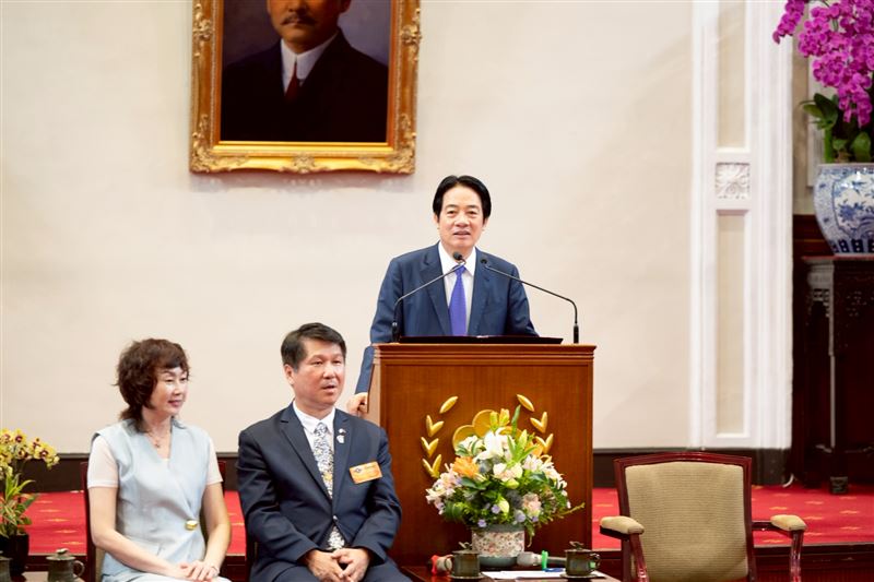 賴清德總統今（6）日接見國際同濟會台灣總會。（圖／總統府提供）