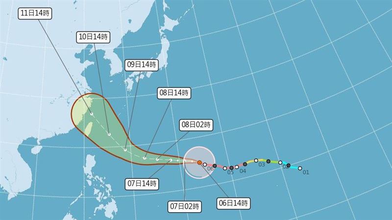 巴威週五發陸警 會放颱風假?氣象署解答