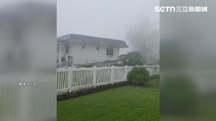 超颱巴威襲關島!當地台人:還好房子堅固