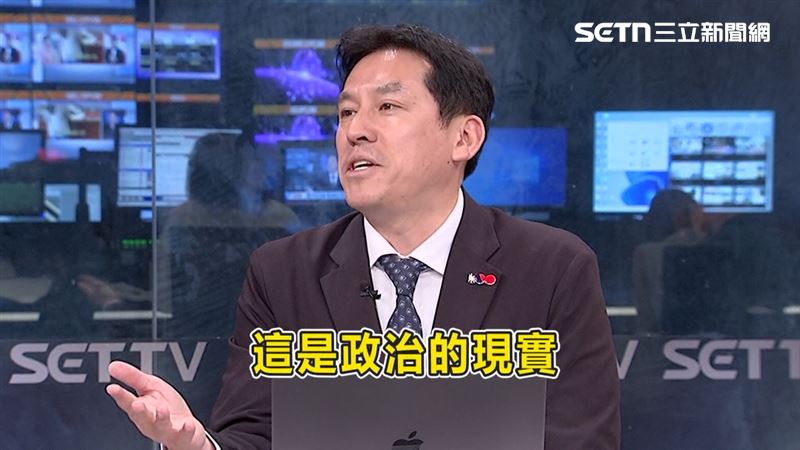 佀廣洋會不會退選?黃暐瀚認為不會,「這是政治的現實」。(圖/台灣ON AIR)