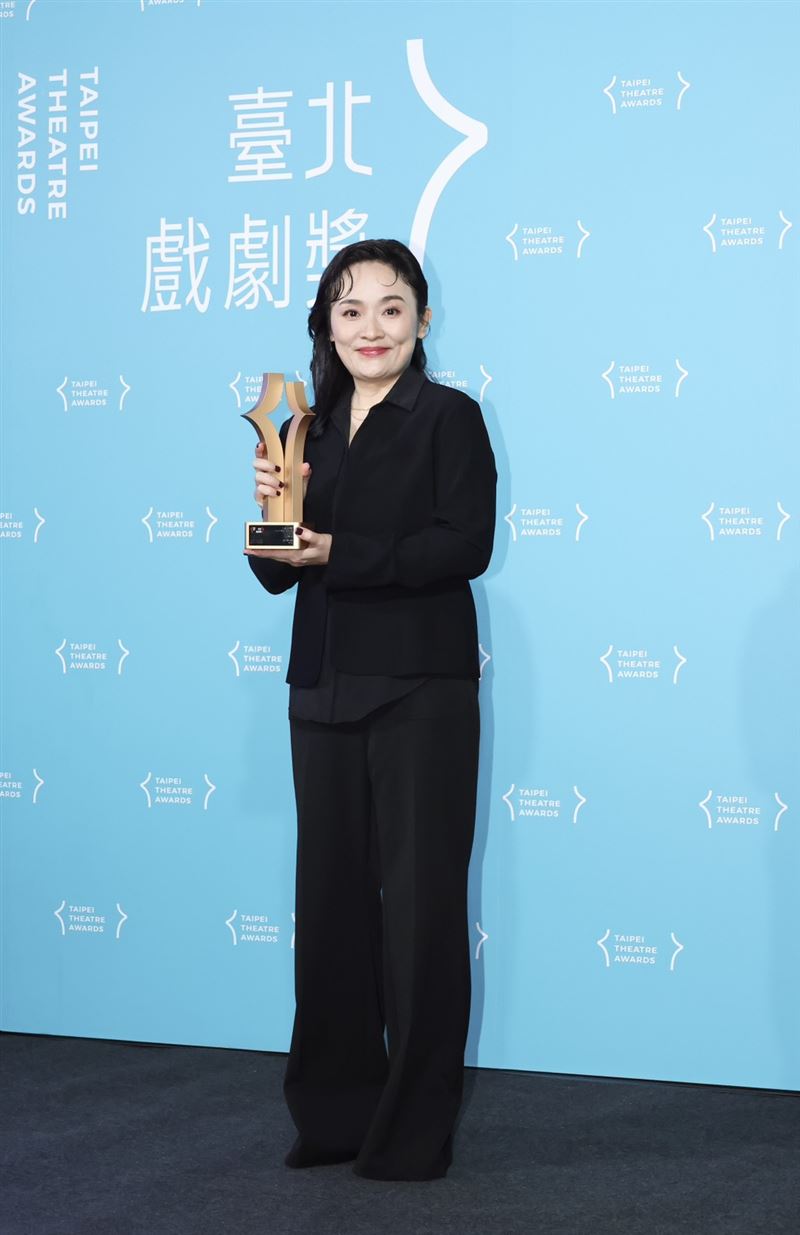 最佳戲劇類女演員徐堰鈴殺出死亡之組。(圖/記者田俊彥攝影)