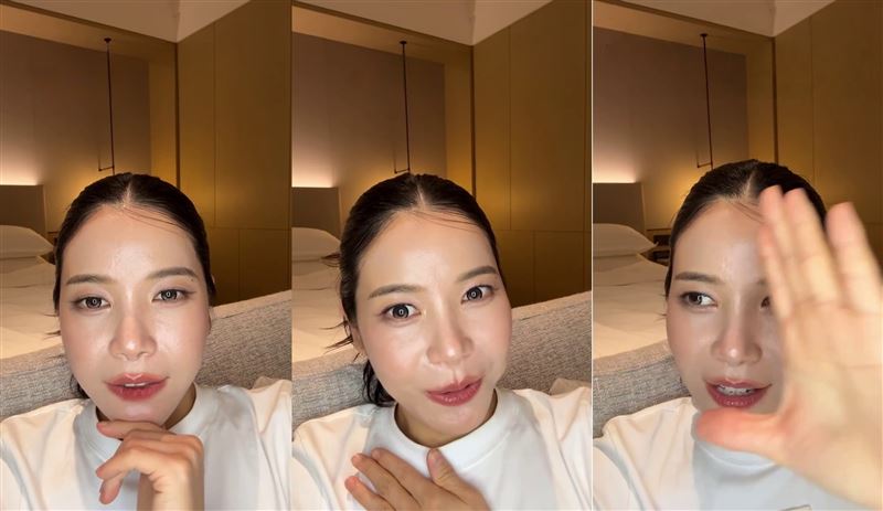 MAMAMOO成員頌樂提起她分享台灣芒果心得時,前總統蔡英文居然留言給她。(圖/翻攝自threads)