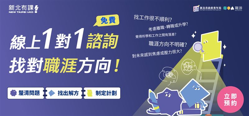 找方向！新北青年局首創職涯牌卡線上化