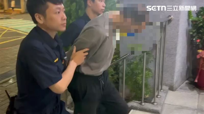 46歲莊姓嫌犯當場遭逮。(圖/翻攝畫面)