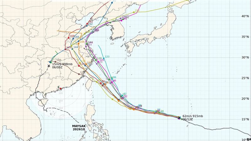 估巴威週五觸陸!「暴風圈籠罩嘉義以北」