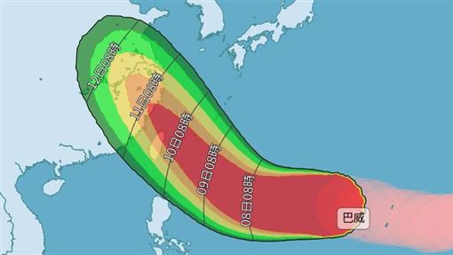巴威暴風圈估週五觸陸！4地進颱風搖滾區
