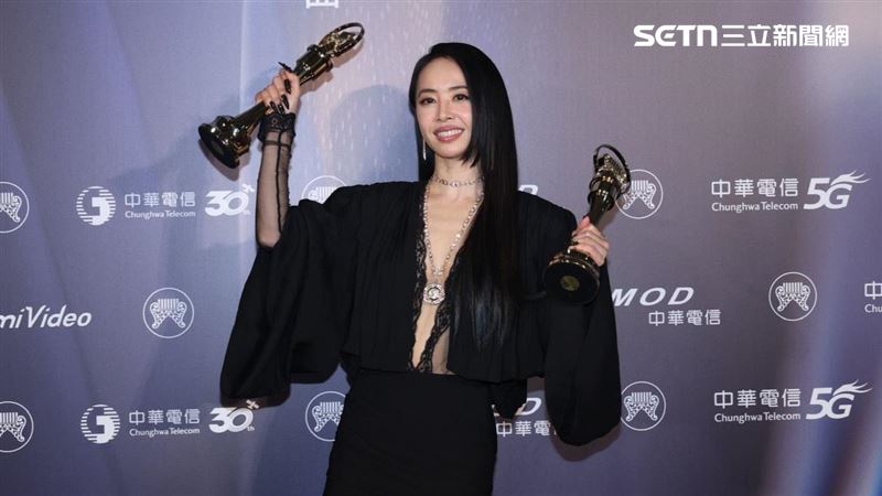 蔡依林奪3大金曲獎項,更睽違19年再度奪下金曲歌后寶座。(圖/記者鄭孟晃、田俊彥攝影)