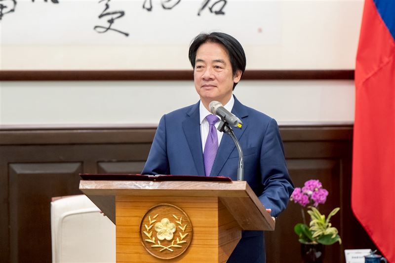 賴清德強調，台灣會與美國各界，在民主、安全及經貿等各領域持續深化交流合作，共同維護以規則為基礎的國際秩序，促進世界的和平與繁榮發展。（圖／總統府提供）