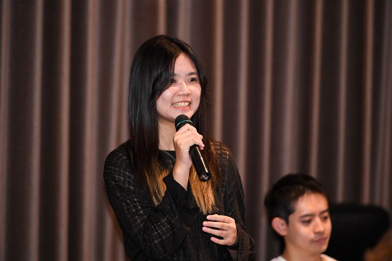 學員溫馨分享從小和阿嬤一起看三立長大，希望能透過此次培訓，進一步精進多媒體素材處理及AI溝通協作技巧
