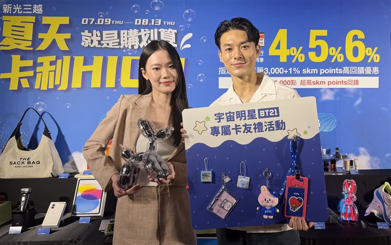新光三越《夏天卡利HIGH 就是購划算》7月9日開跑。(圖/新光三越提供)