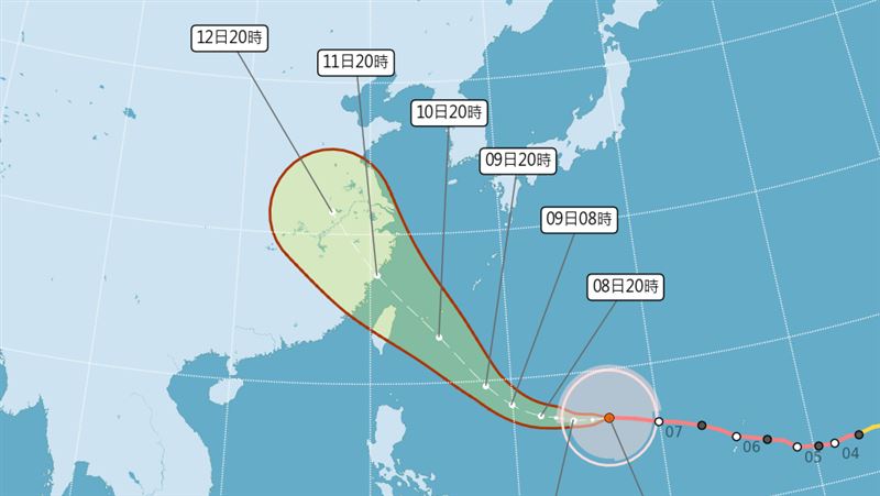 9縣市暴風圈侵襲率破9成　北部3縣市達97%