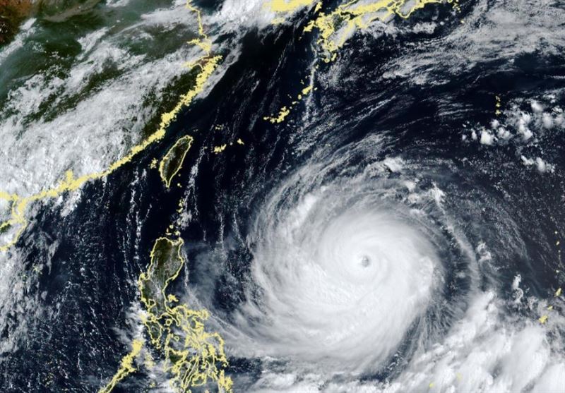 巴威颱風最新衛星雲圖。(圖/中央氣象署)