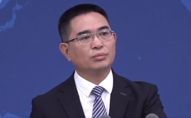 中國國台辦發言人陳斌華主持記者會(圖/翻攝畫面)