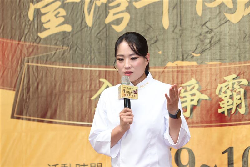 鄭智善透露自己相當喜愛台灣的牛肉麵。(圖/記者鄭孟晃攝影)