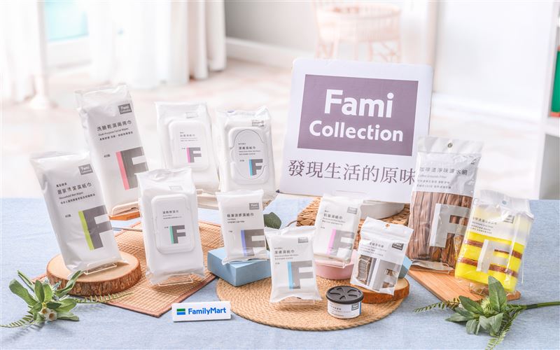 全家自有品牌FamiCollection此次推出6款濕紙巾。(圖/品牌業者提供)