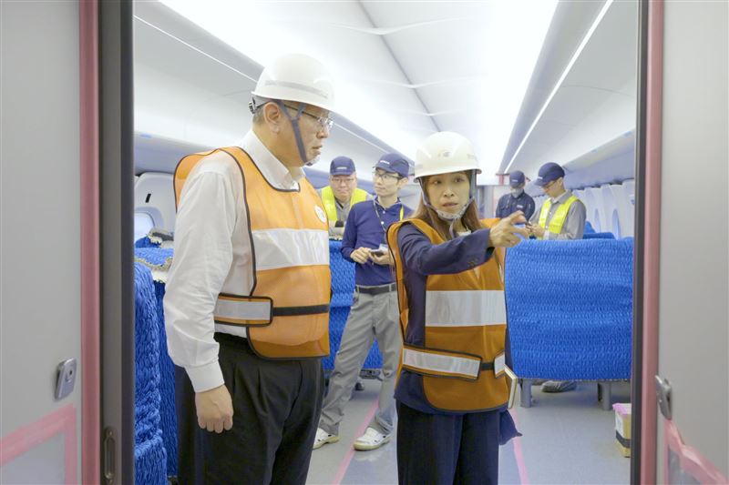 高鐵公司指出,過程有賴台日雙方技術團隊從設計、製造,到各項測試及查驗環節逐一掌控細節,目前距離正式出廠倒數24天。(圖/翻攝自高鐵臉書)
