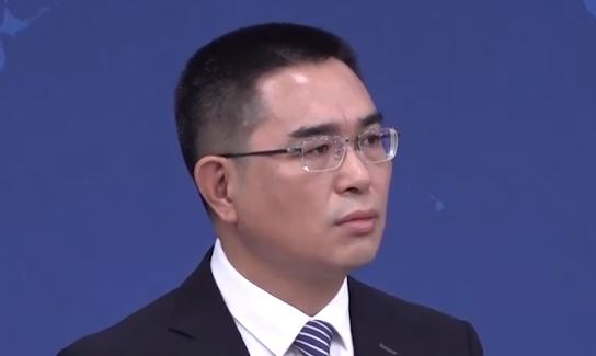 中國國台辦發言人陳斌華主持記者會(圖/翻攝畫面)