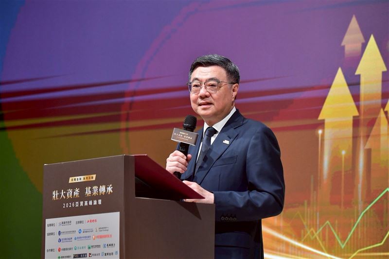 行政院長卓榮泰今(8)日出席工商時報「2026亞資高峰論壇」。(圖/行政院提供)