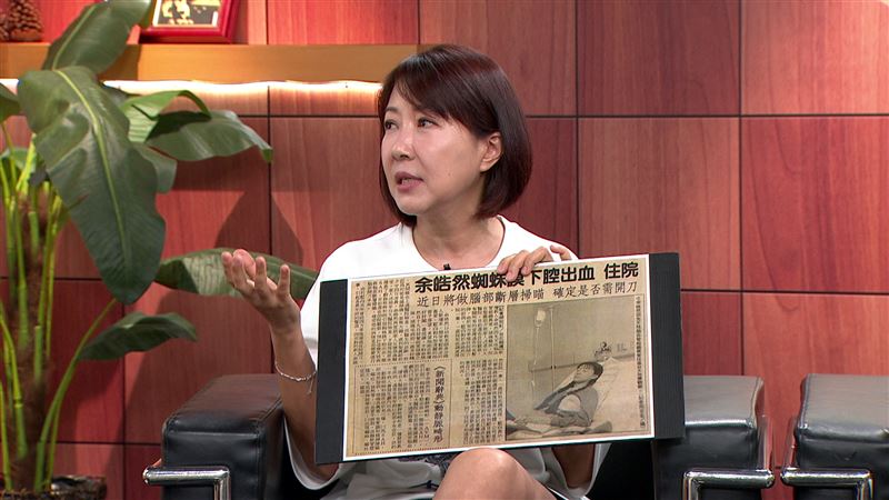 余皓然曾於21歲時蜘蛛網膜下腔出血。（圖／年代提供）