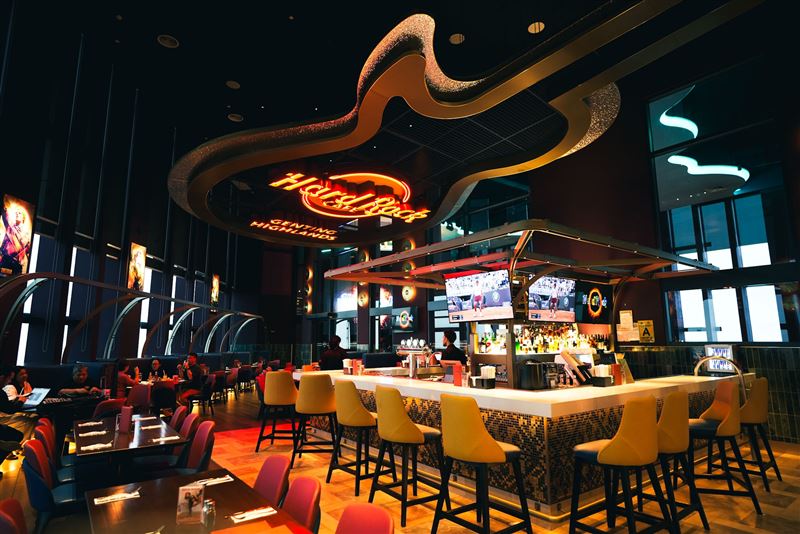 「Hard Rock Cafe Genting Highlands」是亞太區最高Hard Rock Cafe
