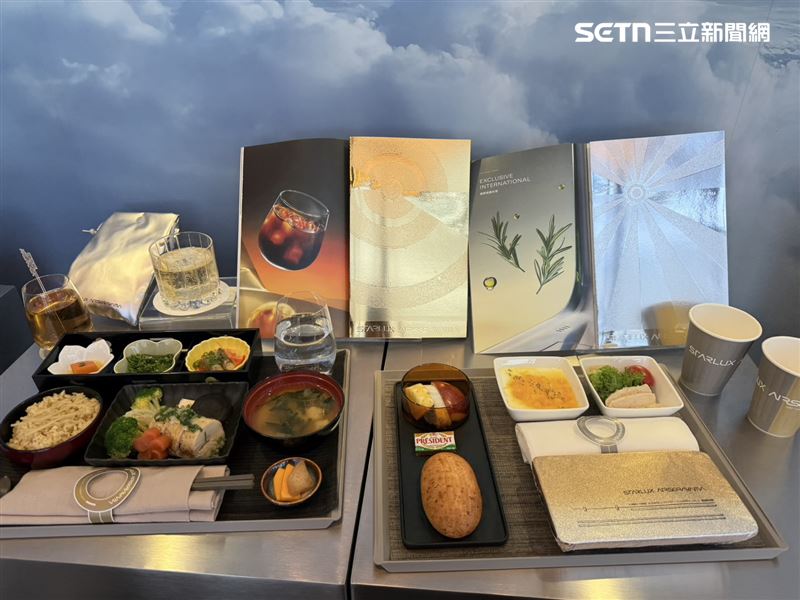 星宇航空空山銀機上餐。(圖/記者李育道攝影)