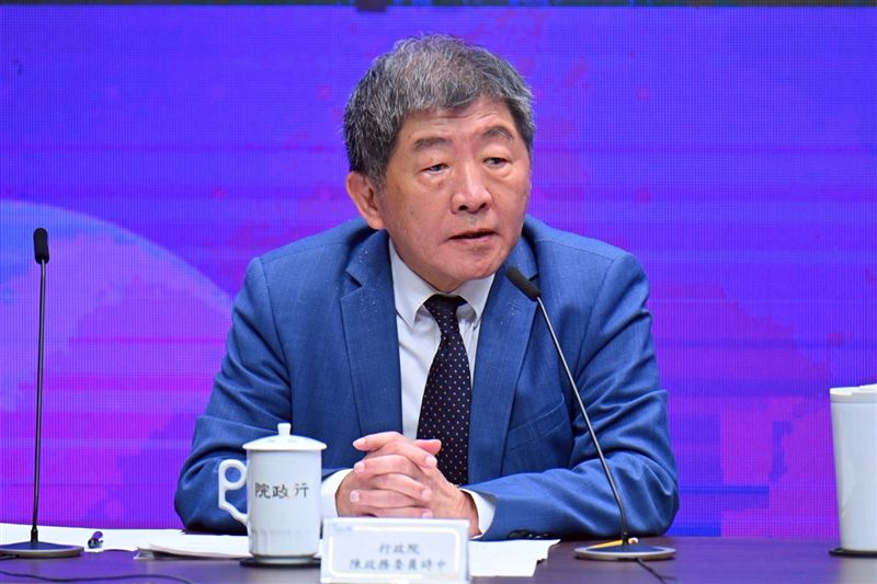 行政院政務委員陳時中今(9)日出席院會後記者會。(圖/行政院提供)