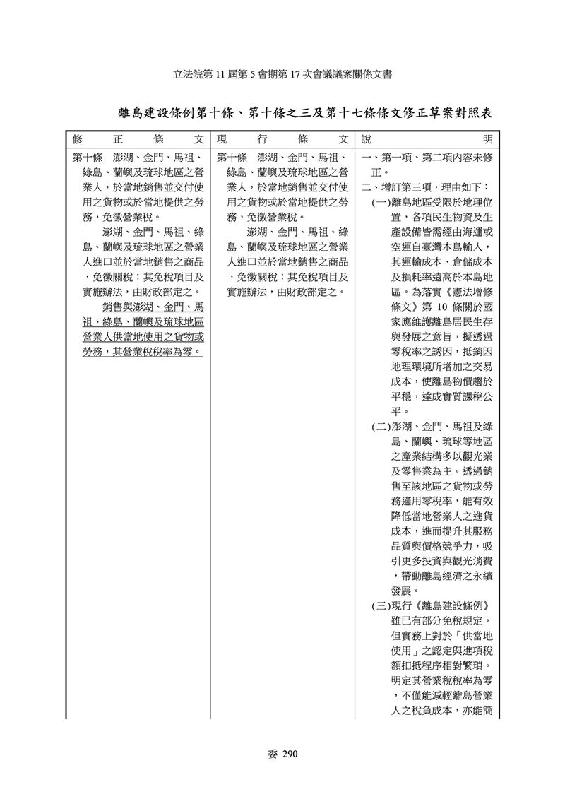 陳玉珍提出《離島建設條例》修正草案，主張離島免除營業稅（圖／翻攝畫面）
