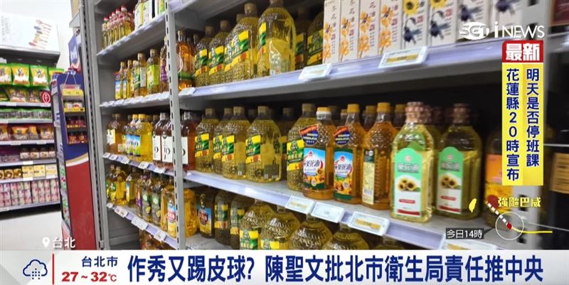 食用油「從未檢驗苯駢芘」北市推責中央？