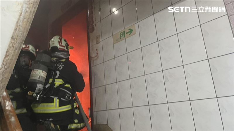 台中東勢大樓遭縱火!女住戶二度燙傷送醫