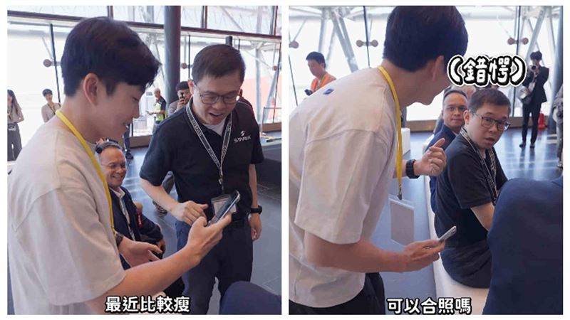 Joeman同框星宇航空董事長張國煒。（圖／翻攝自Joeman臉書）