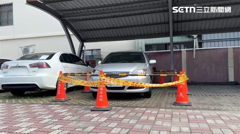 陳女駕駛的車輛目前被警方查扣作為證物,將進一步釐清案情輪廓。(圖/記者朱俊傑攝影)